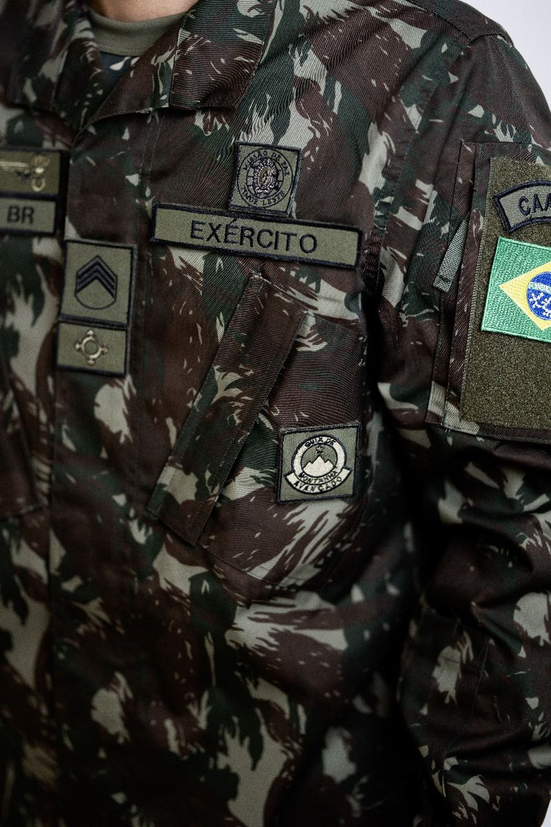 FARDA DO EXÉRCITO BRASILEIRO - MODELO NOVO IMPERMEÁVEL - (BRINDE) MOCHILA DE TRANSPORTE E CORDÃO TÁTICO