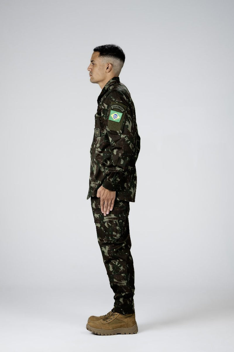 FARDA DO EXÉRCITO BRASILEIRO - MODELO NOVO IMPERMEÁVEL - (BRINDE) MOCHILA DE TRANSPORTE E CORDÃO TÁTICO