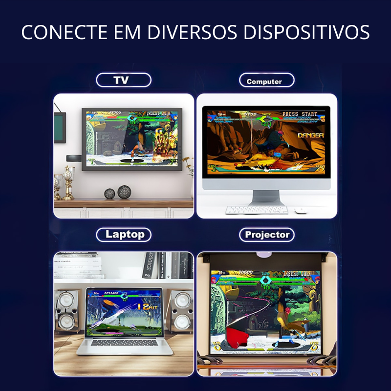 Vídeo Game RetrôPlay® 4K - 10 mil Jogos - Digital Sagaz | Dropshipping Brasil